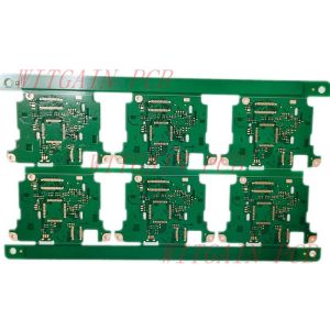 4 Layer Immersion Gold PCB 1.0MM Board Thickness Green Mask