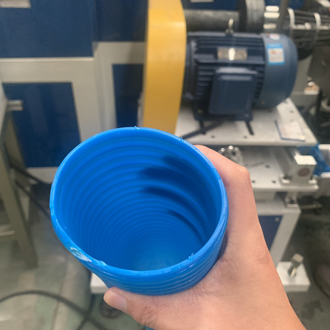 PVC Granules Siemens Motor Spiral Hose Machine PE Pipe Extrusion Line