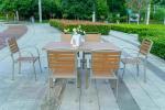 Sun Poolside Daybed Outdoor Furniture Garden Sofas Sets Patio Teak Wooden High