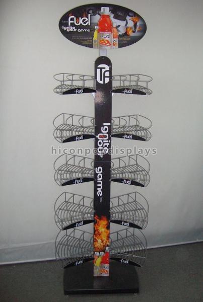 China 2-way Custom Wine Display Stand Merchandising Store Fixtures factory