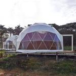 Canyon Resort Glamping Lifetime Geodome Canopy 10m Prefab SGS Certificated