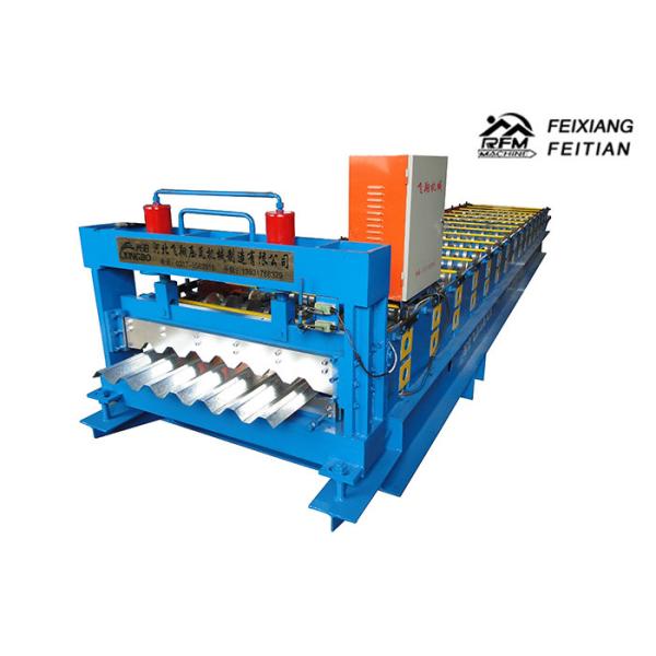 China Trapezoidal Color Steel Roll Forming Machine With Automatic Control System factory