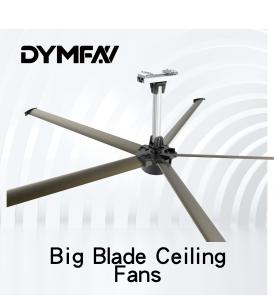 China 6.6m 1.5kw Big Blade Ceiling Fans 5 Blades Large HVLS Fan factory