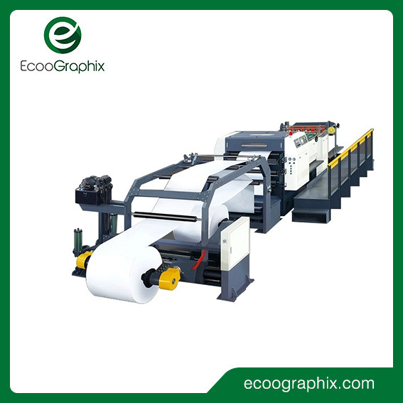 China High Speed Paper Sheeter Cutting Machine GM-1400 Ecoographix factory