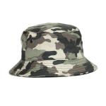 Round Brim 5 / 6 Panel Custom Bucket Hats / Camo Jungle Bucket Caps