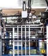 Paperboard Automatic UV Varnish Coating Machine 9000 Sheets/Hour