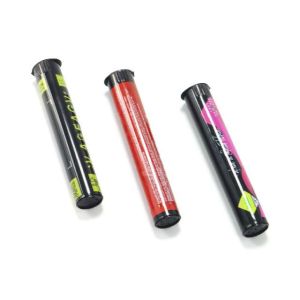 Packaging PP Plastic Childproof Containers Black White Custom Reusable Preroll