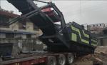 Construction Waste Mobile Stone Crusher Plant Simple Structure 1 Year Warranty