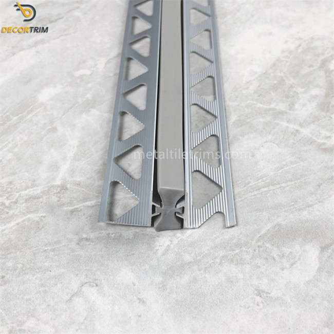 Floor Strip Expansion Joint Profile Edge Profile L Trim Length 2.5 Meter Silver
