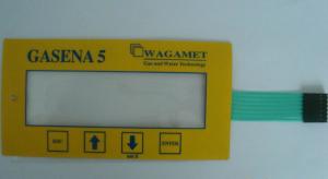 China Eco friendly Metal Dome Membrane Switch Keyboard / Single Membrane Switch factory