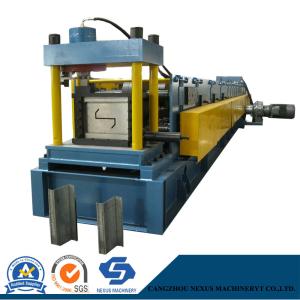 China Z Shaped Steel Purlin Roll Forming Machine C Z Purline Roll Forming Machinery factory