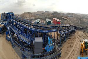 China Long Distance Curved Belt Conveyor For Handling Bulk Materials factory