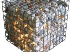 Landscape Wall Welded Decorative Gabion Baskets / Retaining Wall Stone Cages