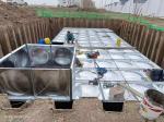 Factory GSC BDF Underground Rainwater Collection Tanks Pressed Steel Sectional
