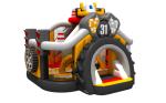 EN14960 Inflatable Combos Racing Theme PVC Inflatable Jump Playhouse