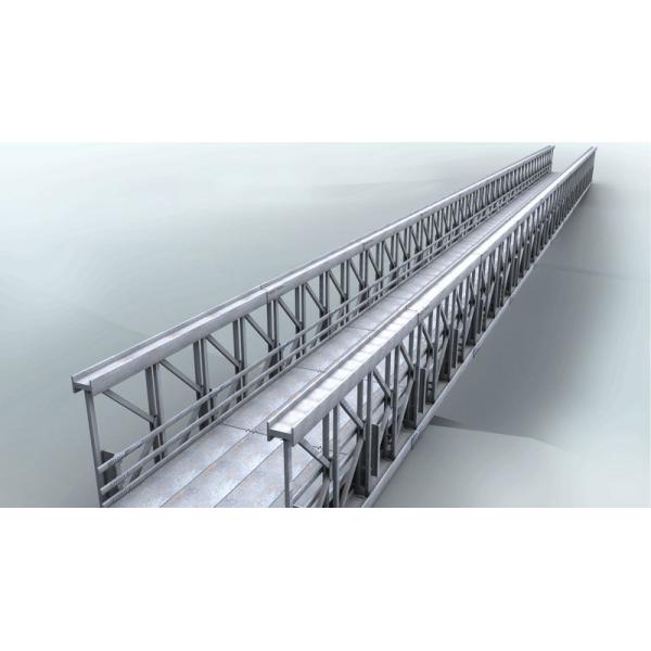 China Delta Assembly Modular Steel Bridge Double Lane With Concrete Deck factory