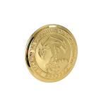 Decorative Sewing Gold 1" Military Metal Shank Buttons For Shirts Coat