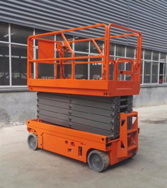 13.7m Aerial Working Scissor Lift Elevator Proportional Control Flexible