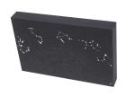 OEM Cardboard Packaging Box , Rigid Set Up Gift Boxes UV Coating Black