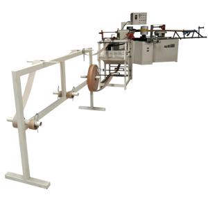 China Automatic High Speed Paper Tube Rewinding And Cutting Machine 7.5KW 1.6T 15m/min factory