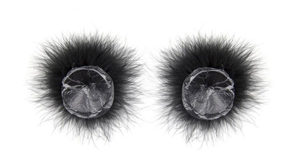 feather nipple pasties
