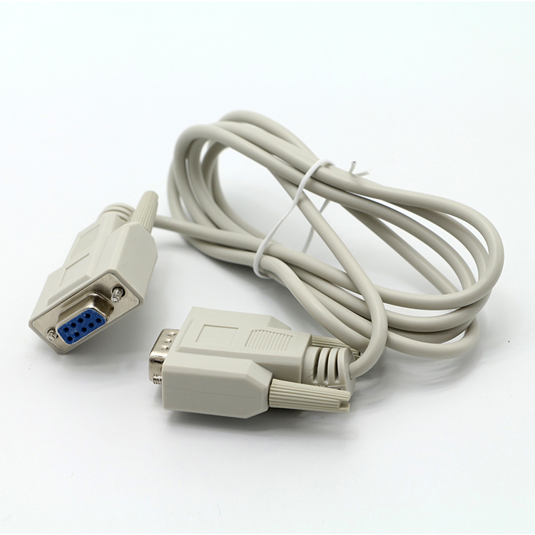 OEM Shield Male to Female DB9 RS232 9 Pin Straight Through Extension Serial Data Cable