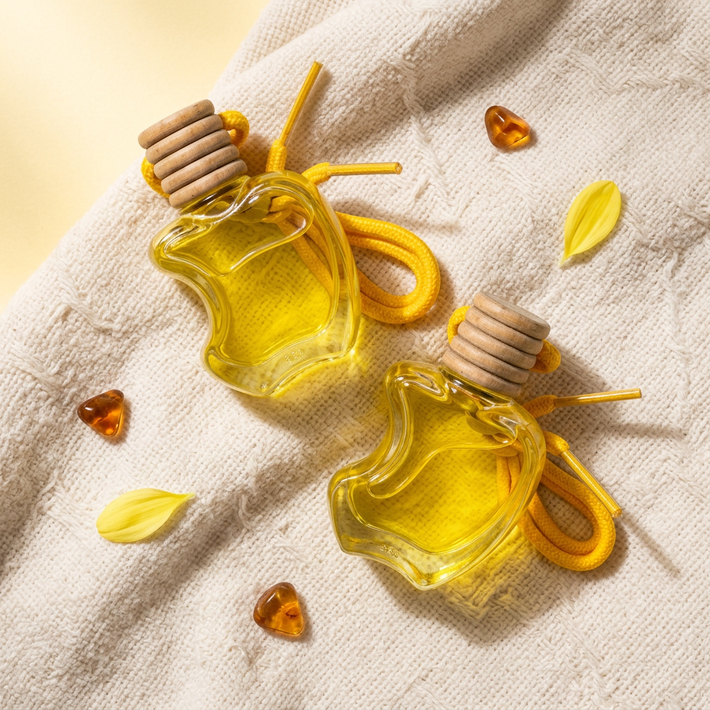 Hanging Diffuser Bottles Empty Glass 8ml Mini Car Perfume Refill Aroma