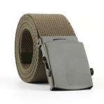Colorful 130cm Length Flip Top Belt 3.8cm Width Canvas Belt Fabric