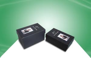 China Black Rigid Gift Box Paper Packaging Boxes With Matt PP Lamination factory