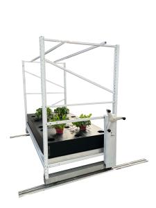 China Customized 5ft*18ft Aeroponics Lettuce Growing Rack For Plants factory