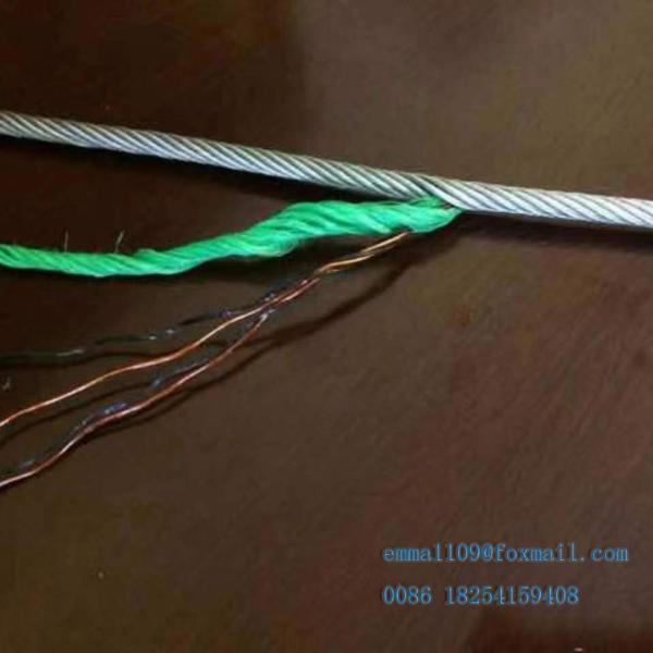 8mm 8*19S Special Cable Wire Rope With Copper Conductor for window cleaner