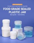 Empty Canister Food Storage Jar Wide Mouth Tin Container for Dry Food Protein