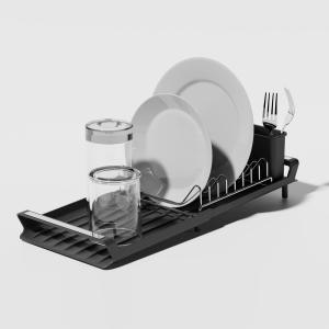 China Metal Wire Utensils Holder Kitchen Dish Rack Non Folding OEM ODM factory
