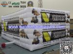 Advertising Large Inflatable Cube Tent Marquee Rental For Amusement Park