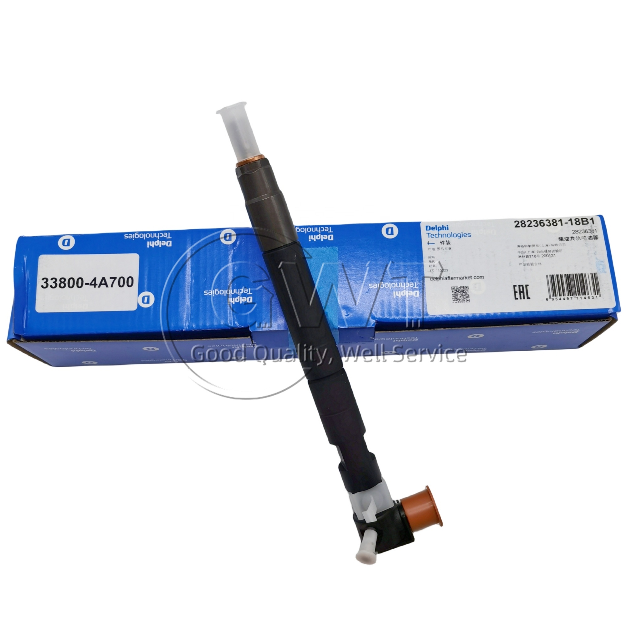 Original genuine common rail injector 28236381 injector diesel 28236381 for Delphi 28236381