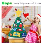 Merry Christmas Tree Decoration Hanging Pendants Felt Craft DIY Material for Kid