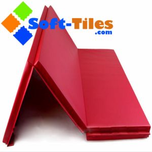 4'X8'X2" Fold Up Gymnastics Mat / Aerobic Exercise Mat Moisture Resistant