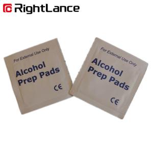 China 30mm X 60mm Alcohol Prep Pads Medical Cleaning Medium Alcohol Prep For Injection factory