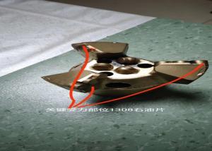 China 94mm Pdc Convave Carbide Rock Drag Bit Drilling Three Wing factory