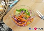 Kitchen 90Ml Clear Disposable Plastic Bowls With Lids Round Shape
