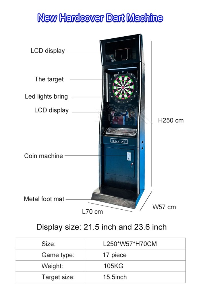 Arcade Game Hardcover Dart Machine Kids Adults Dart Flight Machine