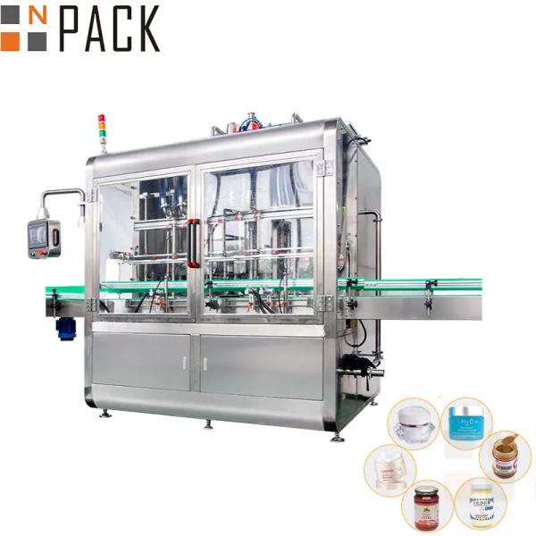 China Full Automatic High Speed Lobe Pump Cream Paste Filling Machine For Cosmetic factory