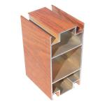 Environment Friendly Wood Grain Aluminum Extrusion ISO9001 CE Certificated