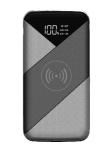 ABS 10000mAh Polymer Battery Dual USB Wireless Charger Power Bank