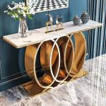 Stainless Steel Marble Console Tables - Perfect For Modern Interiors