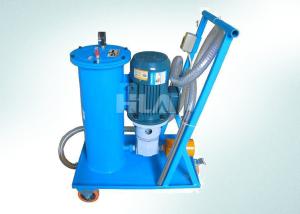 China Hand Push Type Portable Oil Filtration Cart With Europe Brand Pump factory