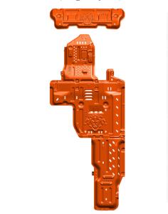 China 5mm Thickness Aluminum Orange Set Wrangler JL Skid Plate 19 for Off-Road Performance factory