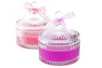 Luxury Glass Cylinder Candle Holder Tent Shape SGS CE Certification