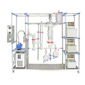 China Wipe Film Distillation Kit Essential Oil Steam Distillation Apparatus High Vacuum Pressure factory