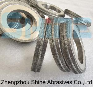 China Electroplated CBN Diamond Grinding Wheel For Woodworking Chainsaw Blades factory